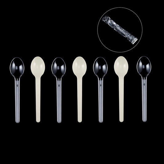 Plastic spoons