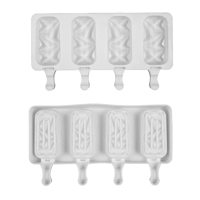 Silicone popsicle mold