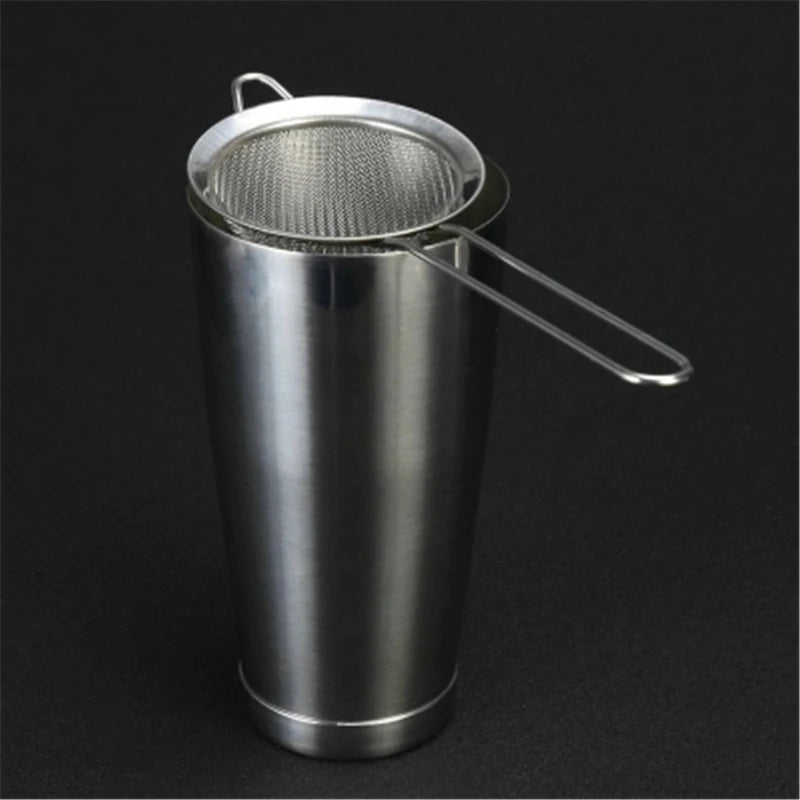 Conical cocktail sieve