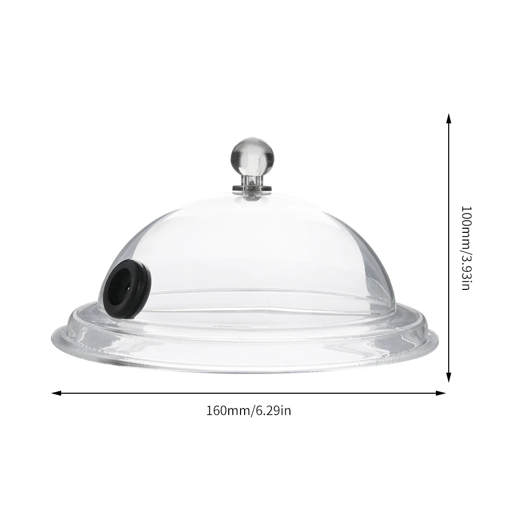 Molecular cuisine smoke hood