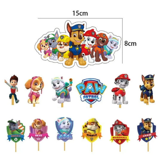 Paw Patrol cake topper