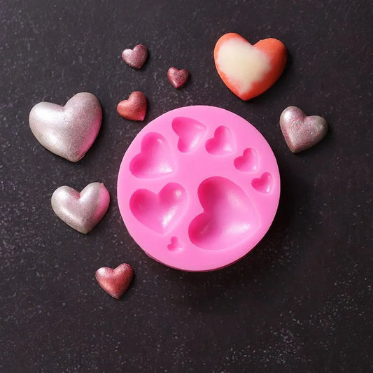 Heart silicone mold H