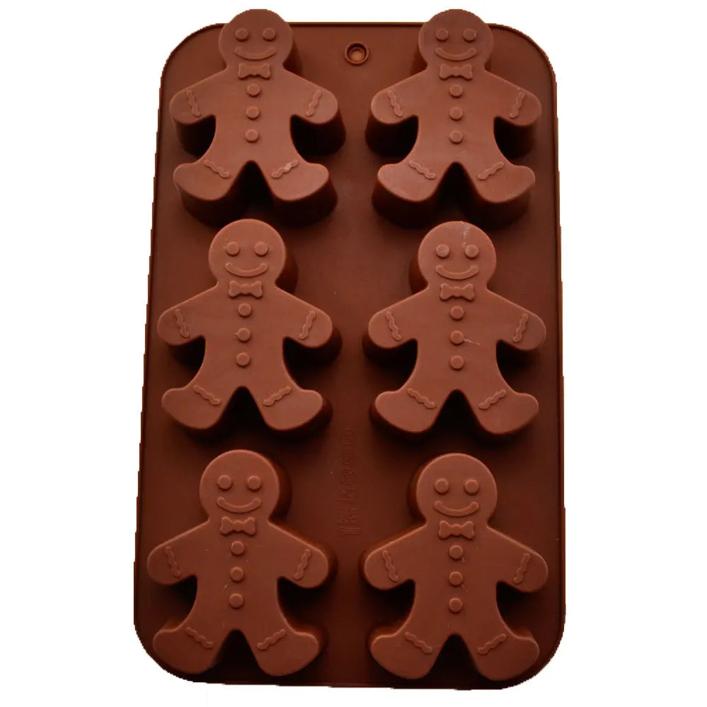 Gingerbread man silicone mold