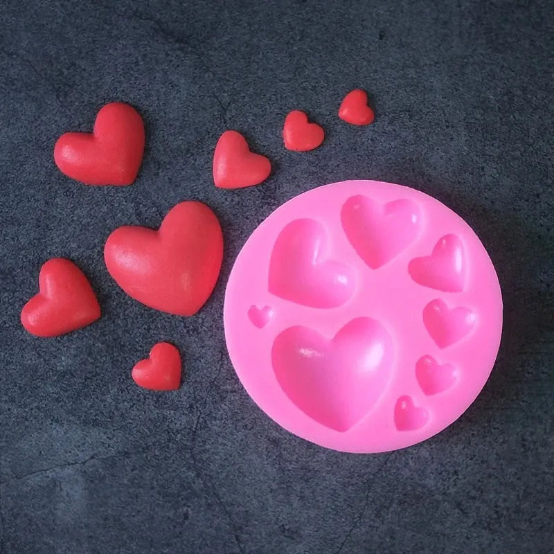 Heart silicone mold H