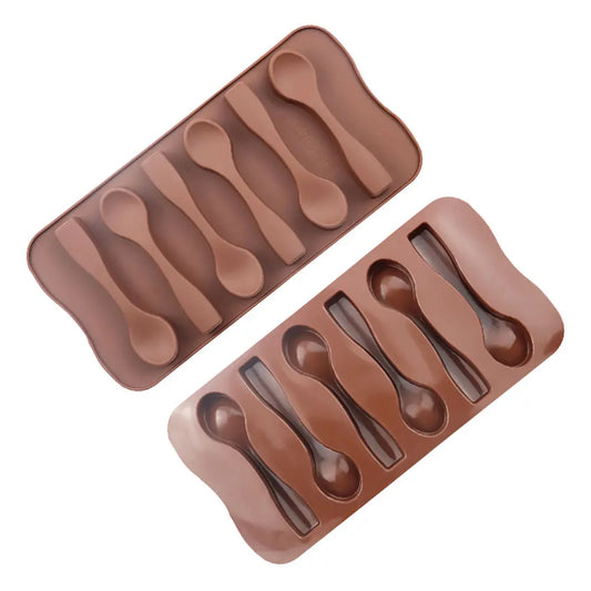 Spoon shape silicone mold