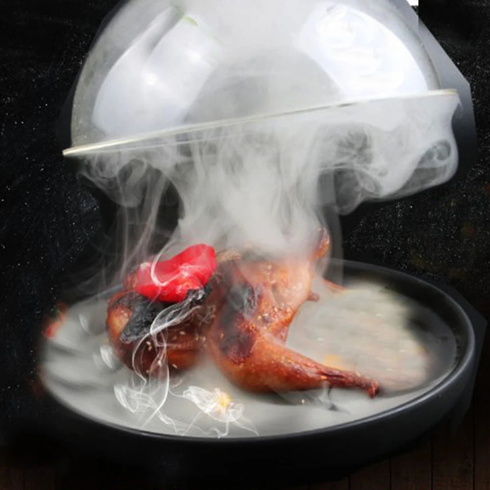 Molecular cuisine smoke hood