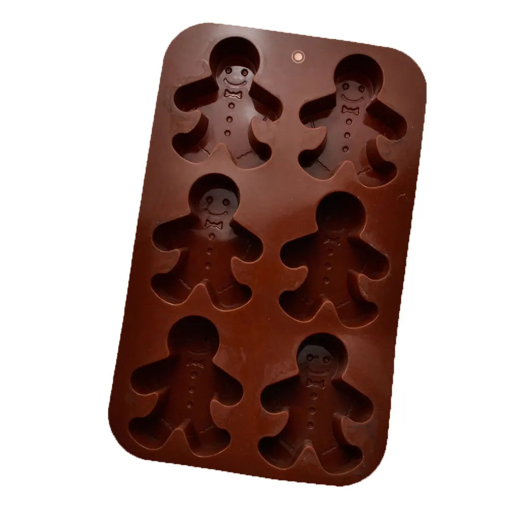 Gingerbread man silicone mold