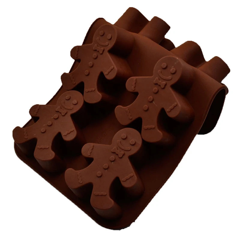 Gingerbread man silicone mold