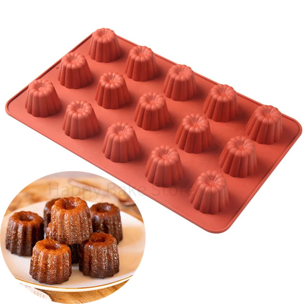 Canelé silicone mold B