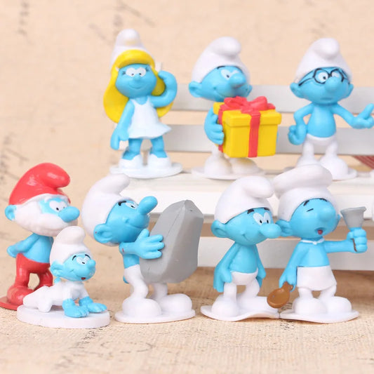 Smurfs cake decorations